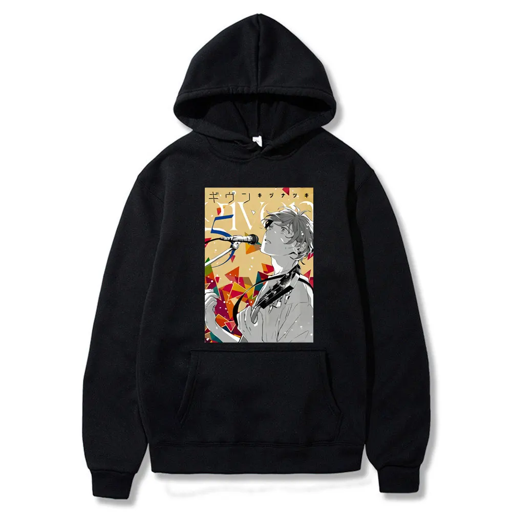 

Yaoi Bl Given Yaoi Given Anime Manga Music Fashion Hoodies Sweatshirt Print Trend Mens Clothes Hip-Hop Male Hooded Hoodies Men