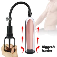 male penis pump manual penis enlarger sex toys for man vacuum pump male masturbation penile extender traineradults sex products