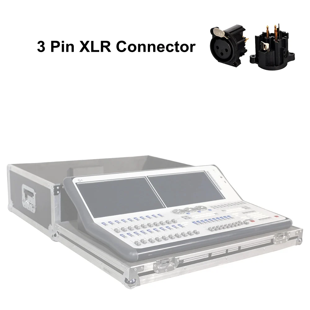 3Pin XLR Connector Титан 11,1 Системы кварцевые свет этапа консоли DJ оборудование DMX 512 консоль сценическое освещение для светодиодный Par движущиеся головы точечные светильники DJ Controlle - Цвет: 3Pin XLR Connector