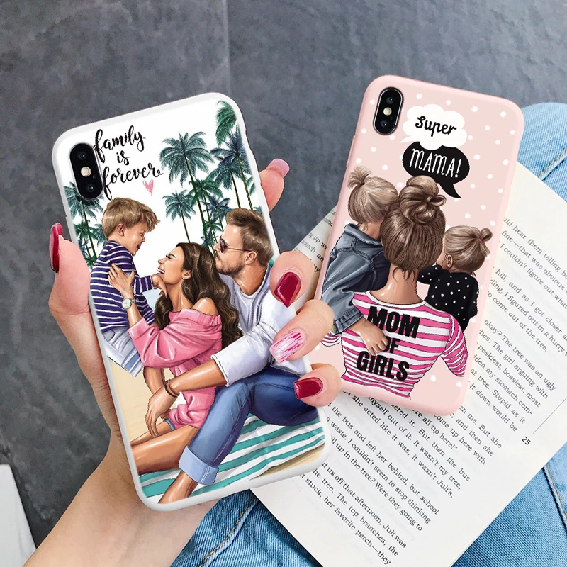 Women Super Mom Life Mama Dad Case For Xiaomi Redmi 10 Mi 11 Lite Note 10 Pro 10S 9 9T 9A 9C 9S 8 8T 8A 7 7A Poco X3 F3 M3 Cover