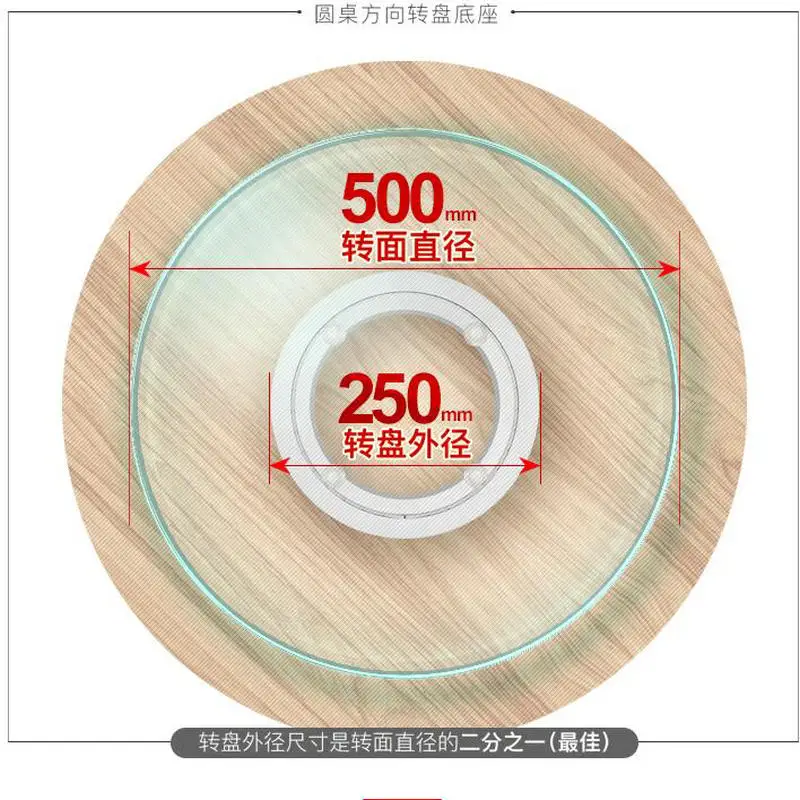 Более утолщенная Прочная Большая резиновая круглая поворотная пластина HQ