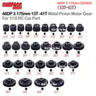 SURPASS HOBBY 1 шт. 48DP 3,175 мм 13T-18T 19T-25T 26T-32T 33T-38T 39T 40T 41T Металлическая Шестерня мотора, стальная шестерня для радиоуправляемый автомобиль 110