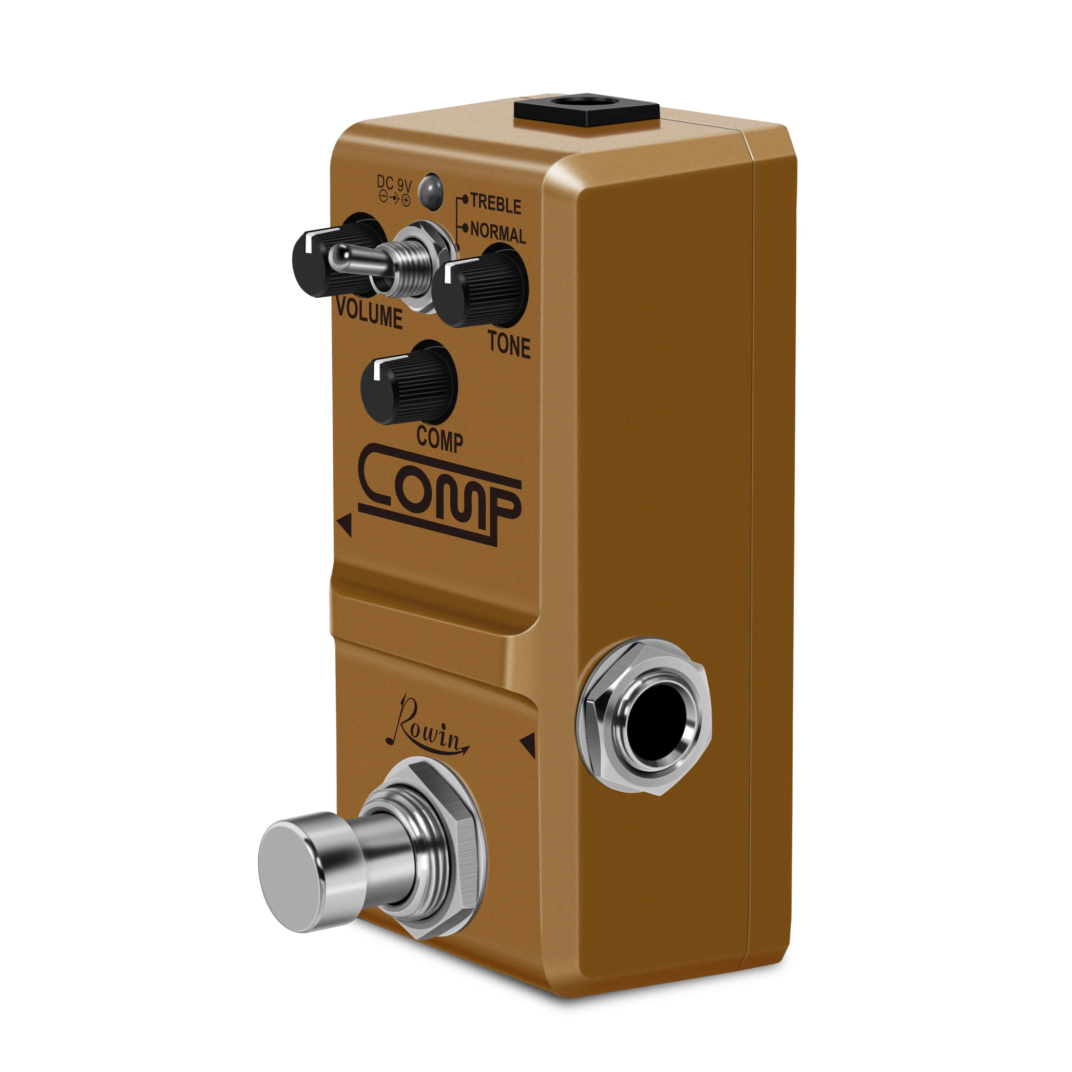 rowin ln 333 gitarre comp pedal mini analog kompresse wirkung pedale für elektrische gitarrist klassische optische komprimieren sound free global