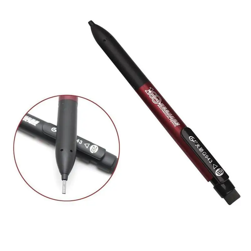 

1Pc 2B Black Lead Refills Holder Automatic Exam School Mechanical Supplies Study Pencil W8Z5 Examination Papelaria For Offi E7Z1