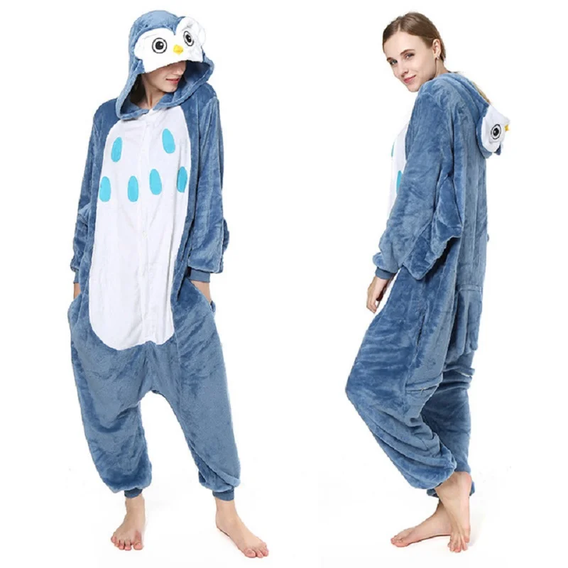 Кингуруми Акула Пикачу Onesie взрослых женщин животных пижамы набор фланелевые теплые мягкие пижамы зимний комбинезон пижамы Косплей