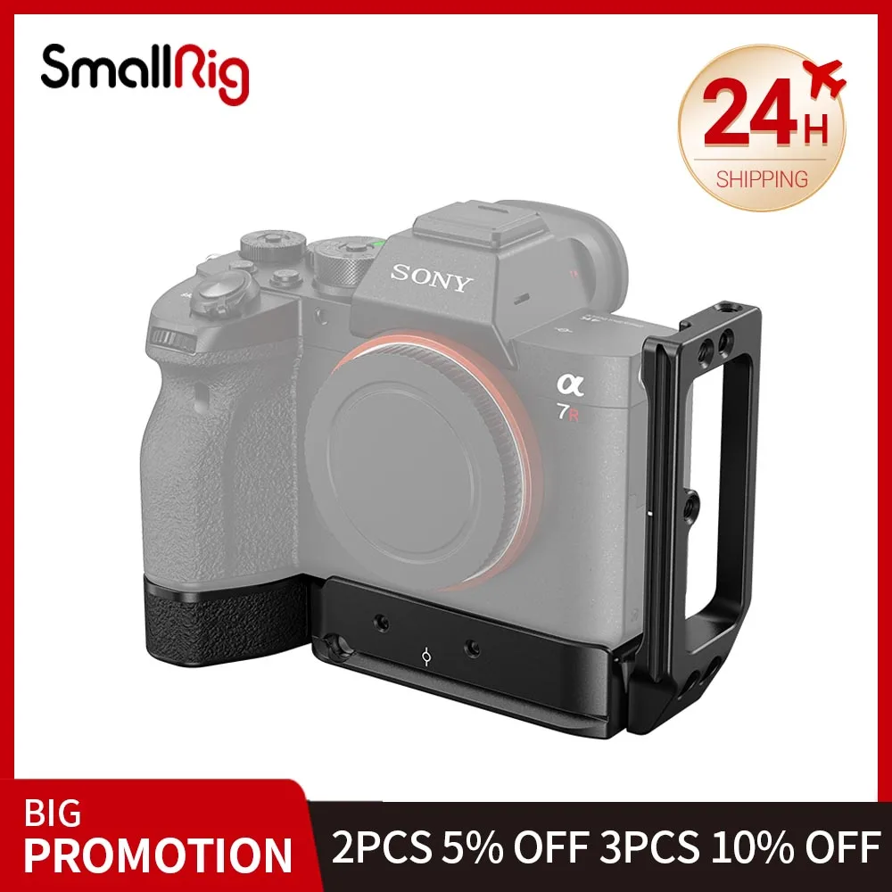 

Быстросъемная пластина SmallRig для камеры A7R4 l, L-образный кронштейн для Sony A7R IV, камера с вертикальным и горизонтальным переключением 2417B