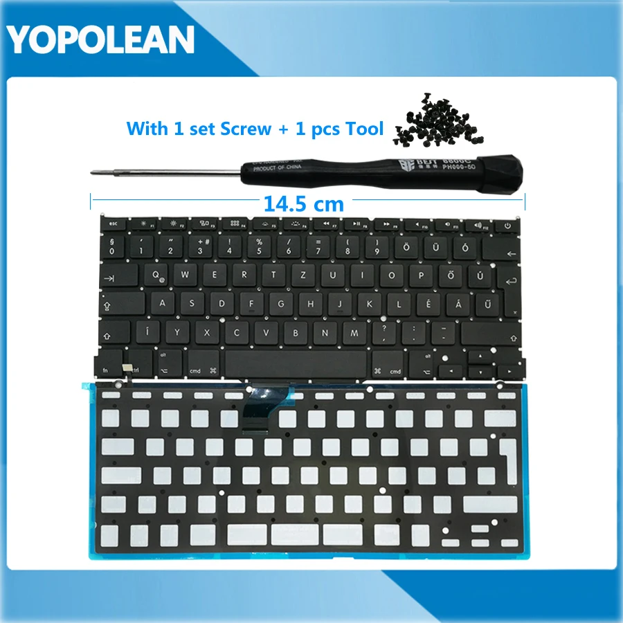 Новая клавиатура в венгерском стиле с подсветкой для Macbook Pro Retina 13 дюймов A1502 2013 2014