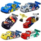 Модели автомобилей из металлического сплава Disney Pixar Молния Маккуин молния Джексон шторм 1:55 Игрушки для мальчиков подарок для детей