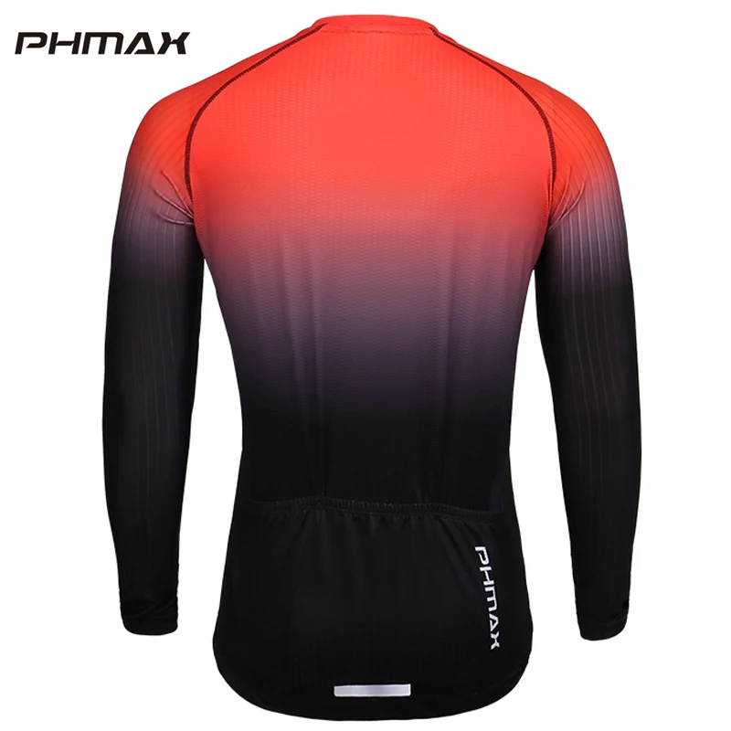 PHMAX 2020 Мужская одежда для велоспорта с длинным рукавом дышащая быстросохнущая