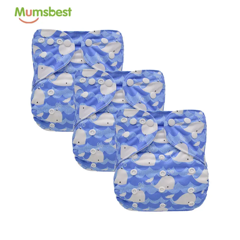 

[Mumsbest]Adjustable Cloth Diaper Washable Nappies Reusable Ecological Pocket Diapers Training Pants For Children15-25kg