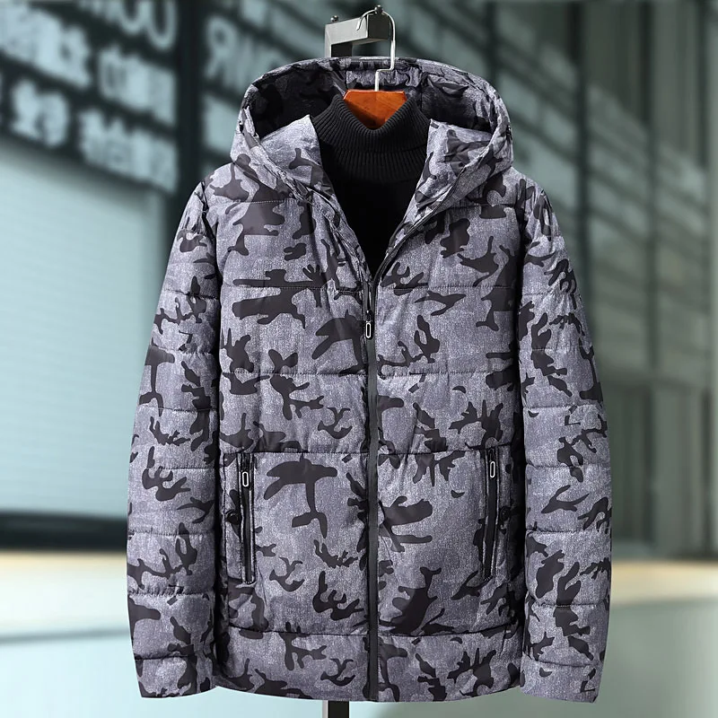 Большие размеры 9XL 8XL 7XL 6XL зимняя куртка мужская 2019 камуфляжная армейская Толстая