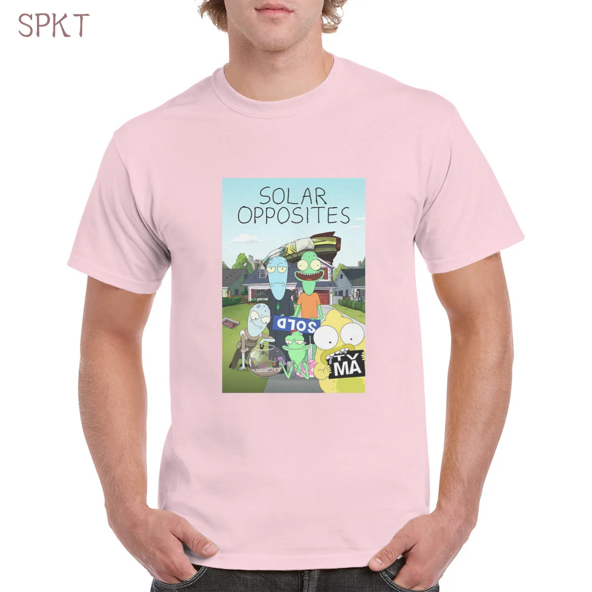 

Solar Opposites Harajuku anime t shirt 100% cotton kawaii cartoon anime tees gothic punk oversized tops women/men's T-Shirts