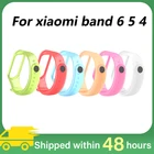 Ремешок прозрачный карамельных цветов для Xiaomi Mi band 4 5 6, спортивный браслет для Xiaomi Mi band 6 5 4, ремешок для умных часов