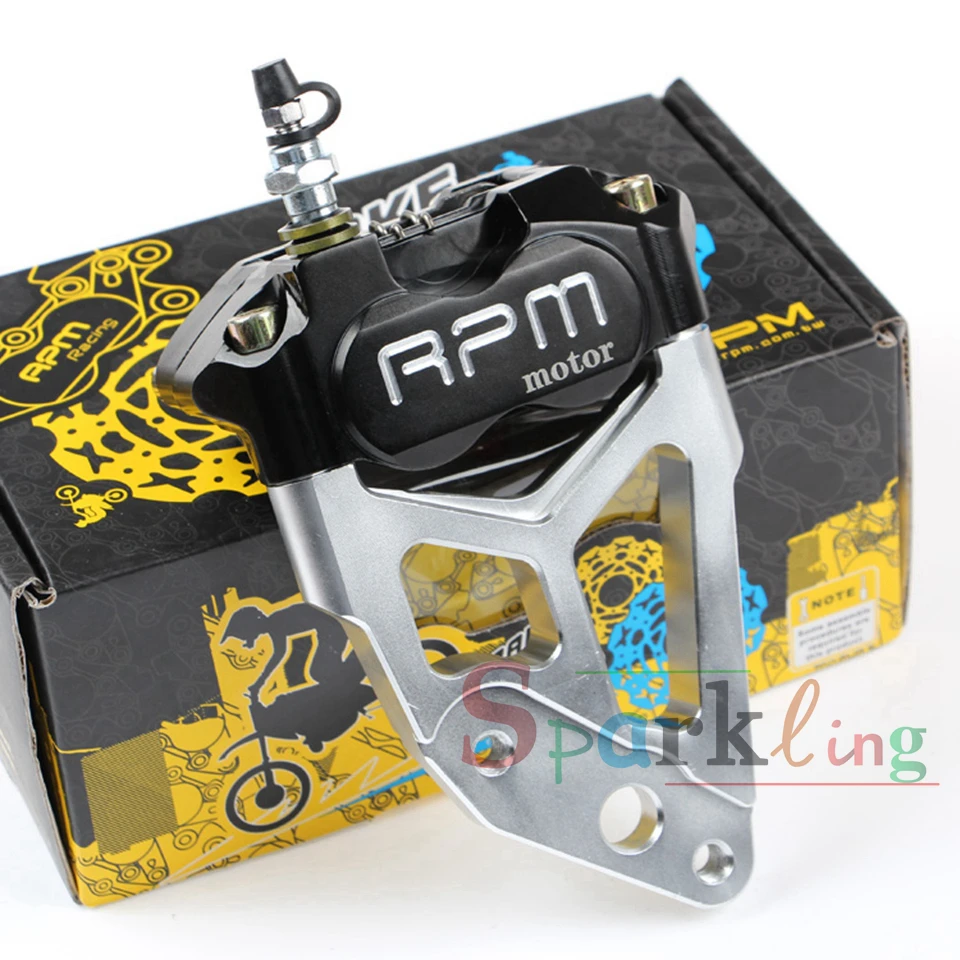 Универсальный мотоциклетный тормозной суппорт 82 мм с переходным кронштейном