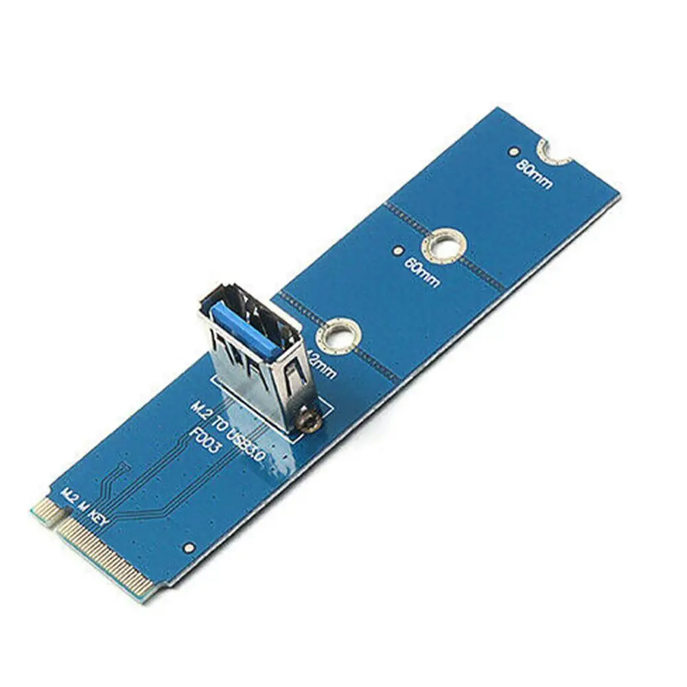 1Pcs NGFF M.2 To USB 3.0 Converter Transfer Card M2 For Bitcoin Riser Mining USB3.0 Extender 2022 Adapter R0F0 | Компьютеры и офис