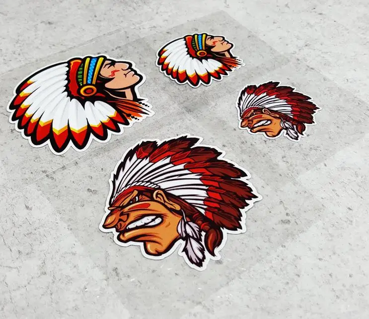 Светоотражающая индийская наклейка на голову Переводные картинки для