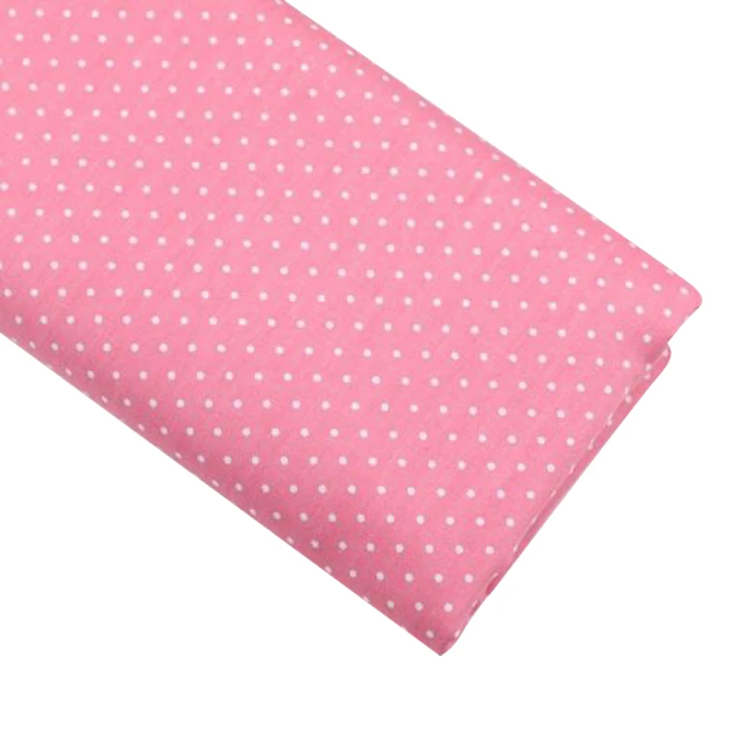 Маленькая детская саржевая хлопчатобумажная Лоскутная Ткань в горошек для