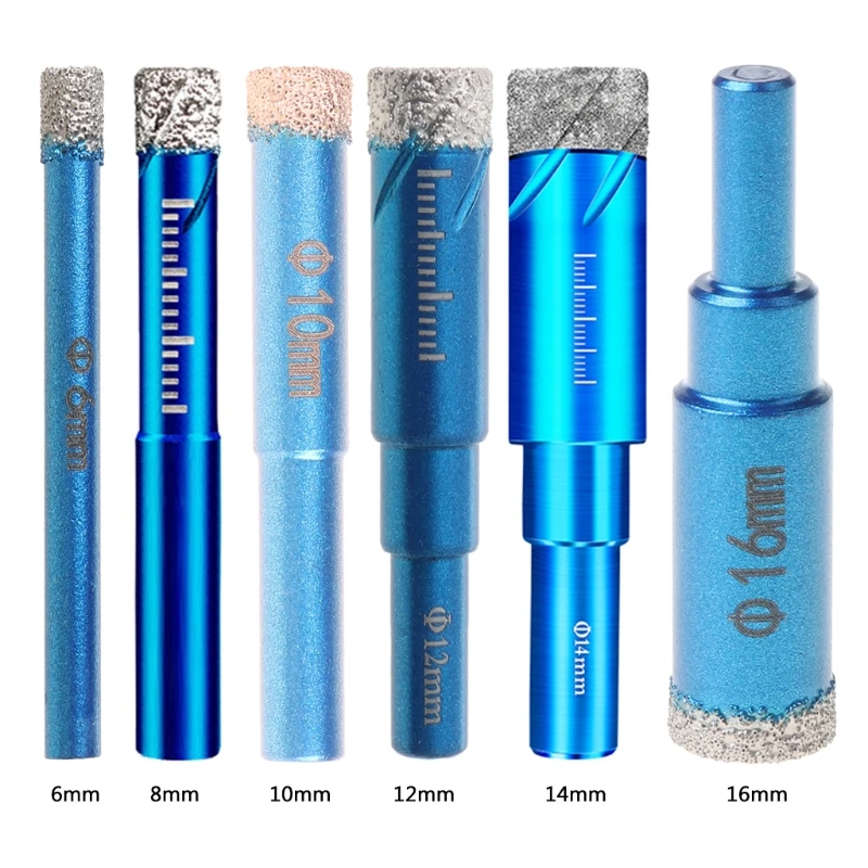 

Durable Diamond Coated Core Drill Bit Dry Drilling for Glass Marble Granite GXMA