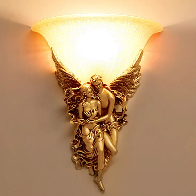 Европейский стиль американский Винтаж Ретро Декор настенный светильник