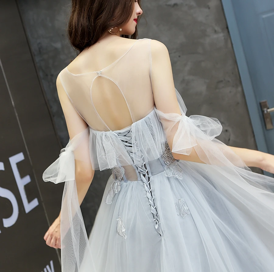 A-Line Украшение в Пол Вечерние платья на шнуровке элегантные вечерние с