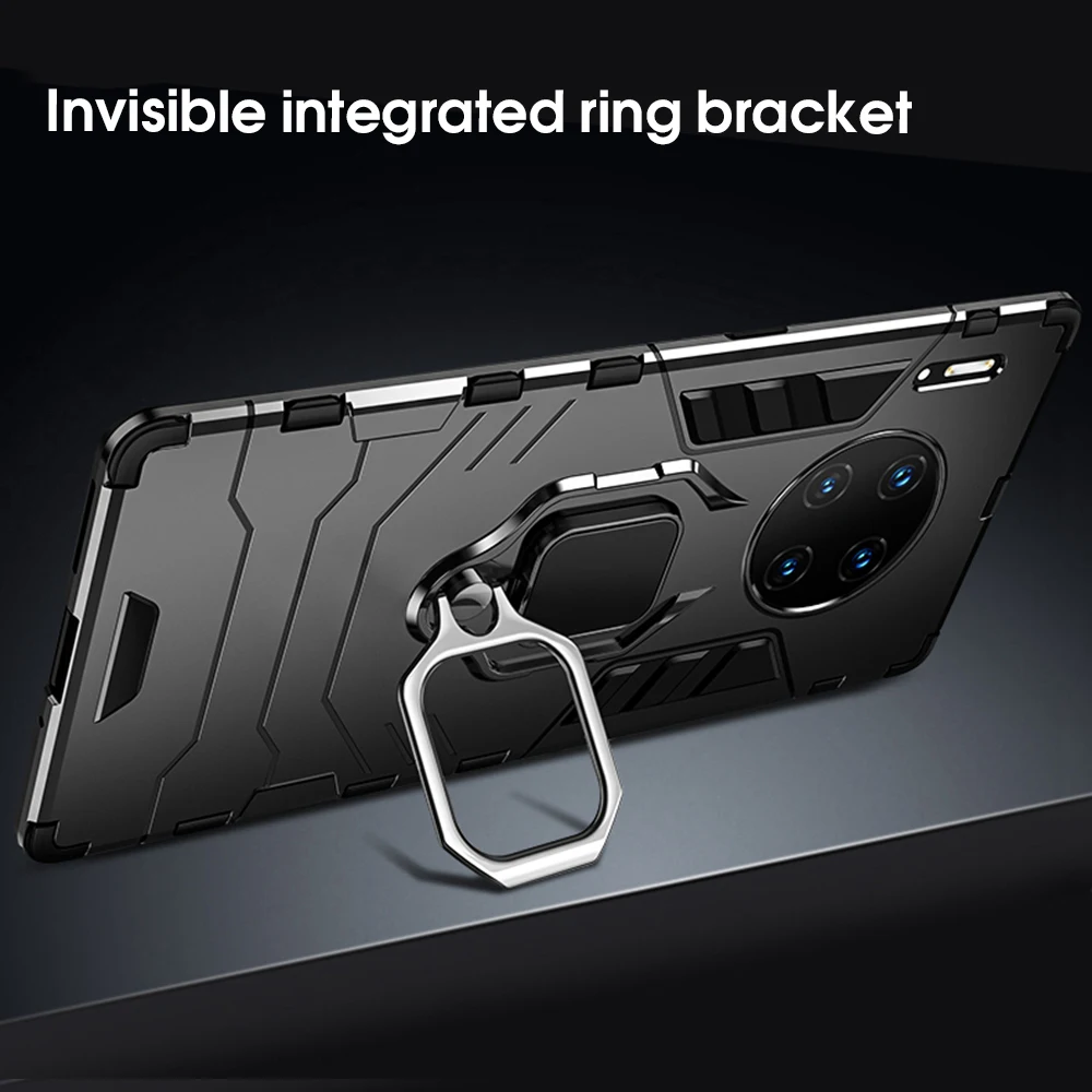 Роскошный геометрический чехол для телефона с держателем huawei P20 P30 Lite mate 20 30 Pro