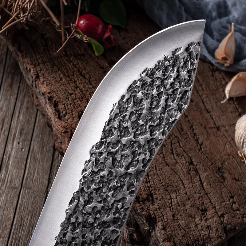 Японский кованый нож ручной работы 5Cr15 не прилипающий клинок из нержавеющей