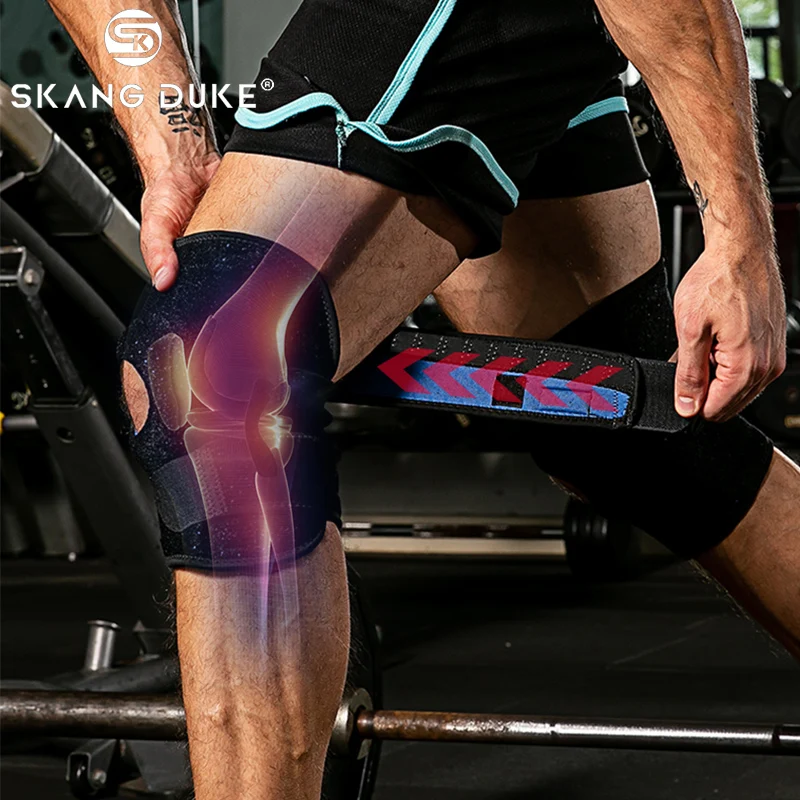 1 шт. наколенник 4 пружинных петли профессиональный спортивный защитный