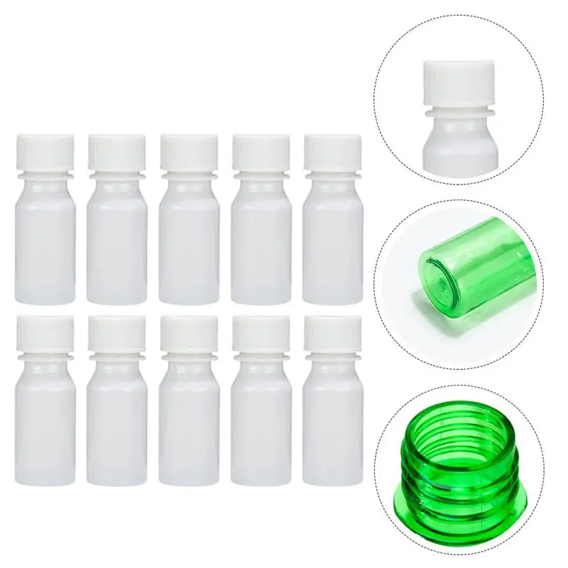 

30pcs Practical Convenient Portable Sample Bottles Reagent Containers for Hospital