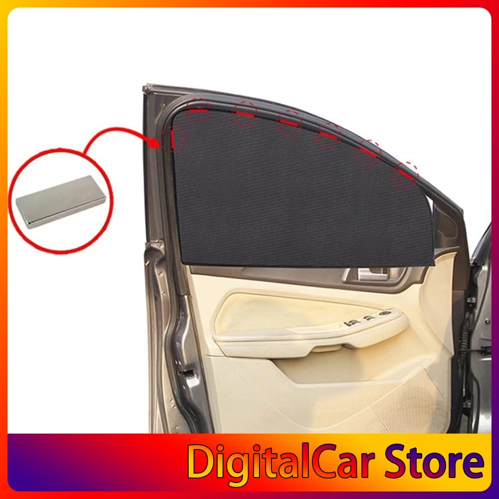 

Magnetic Car Sun Shade UV Protection Car Curtain Car Window Sunshade Side Window Mesh Sun Visor Summer Protection Window Film