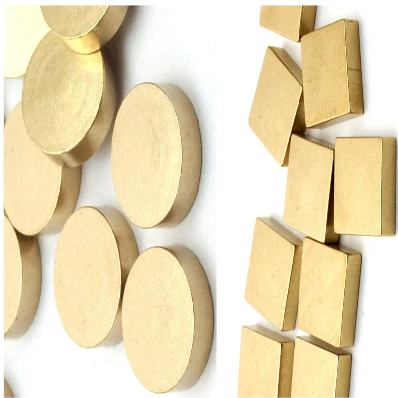 

Raw Brass Thick Blank Finding .d371.d370.