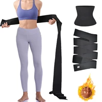 waist trainer women dress slimming body shaperwear belt fat compression strap tummy wrap waist trimmer belt sauna corset elastic
