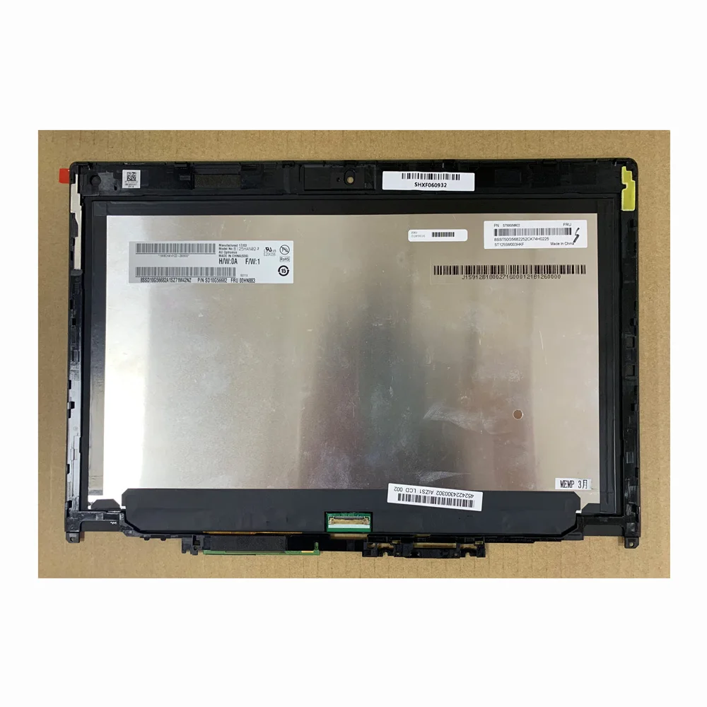 Для ThinkPad Yoga 260 20FD 20FE 20GS 20GT Lenovo сенсорный ЖК-экран в сборе заклепки FHD B125HAN02.2 ST50G56822 FRU
