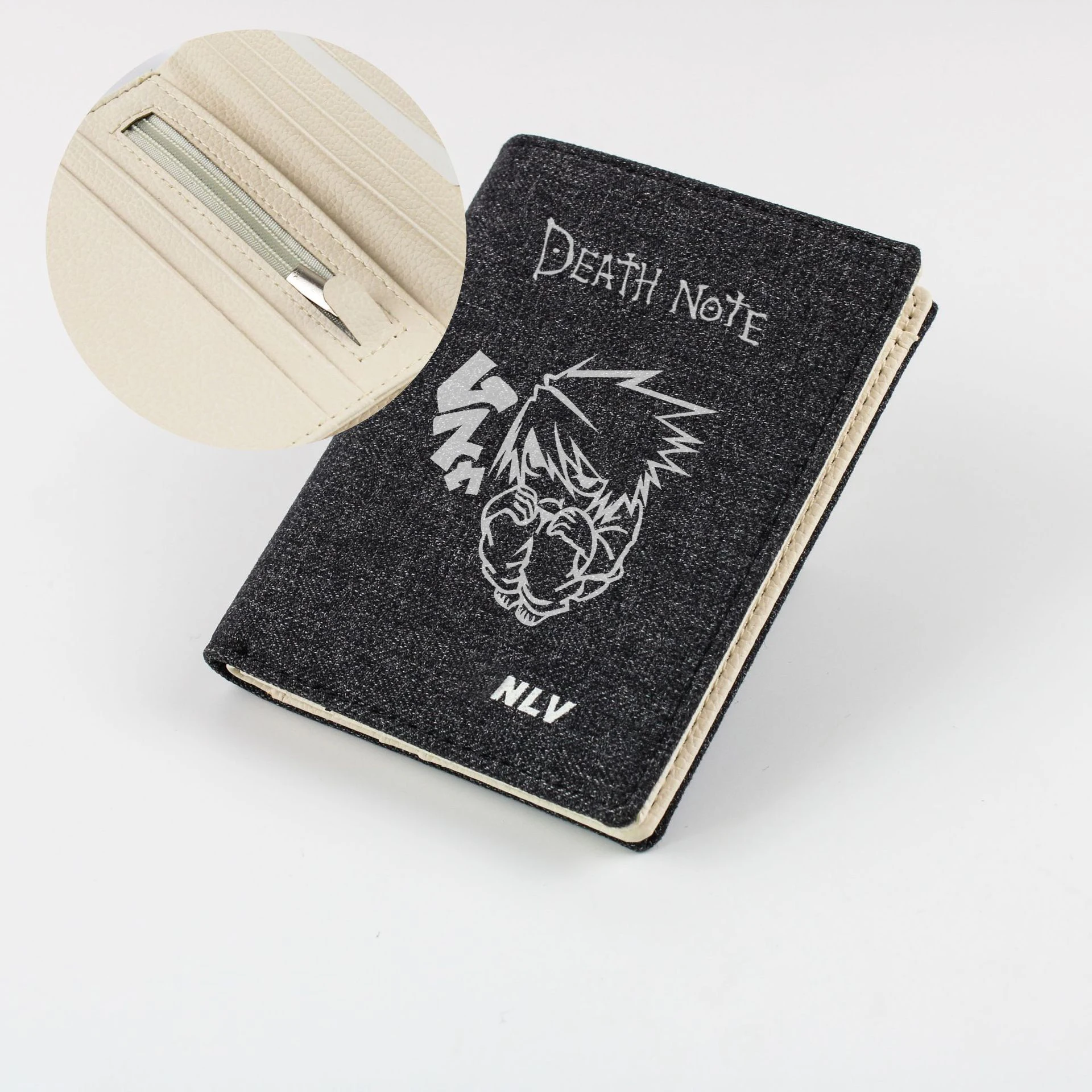Новый дизайнерский короткий Карманный Кошелек Death Note кошельки сумка для денег |