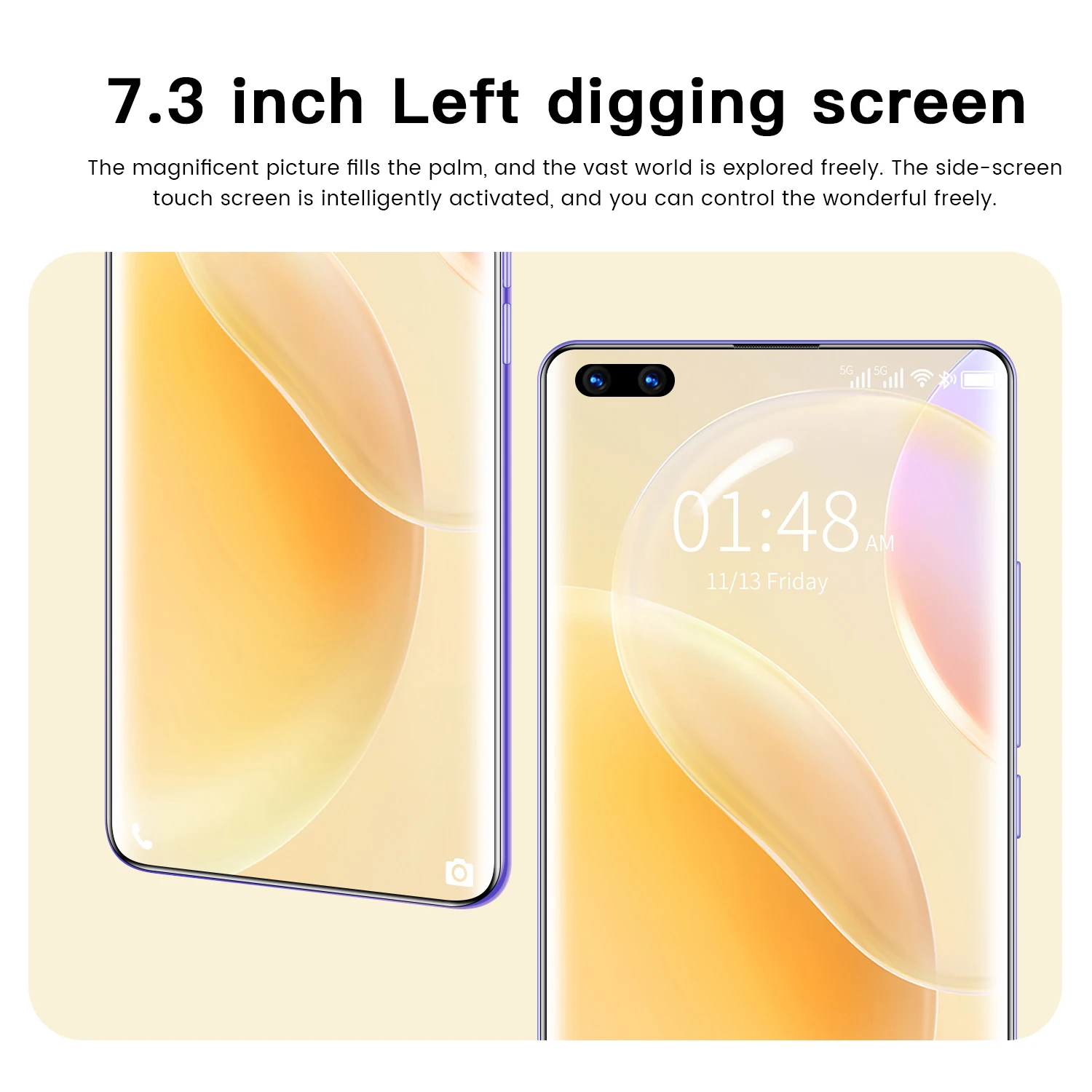 

2021 New Global Version 7.3 Inch P50 Pro+ 4G 5G Smartphone Deca Core 6800mAh Dual SIM 16+512GB Cellphone Full Screen Mobilephone