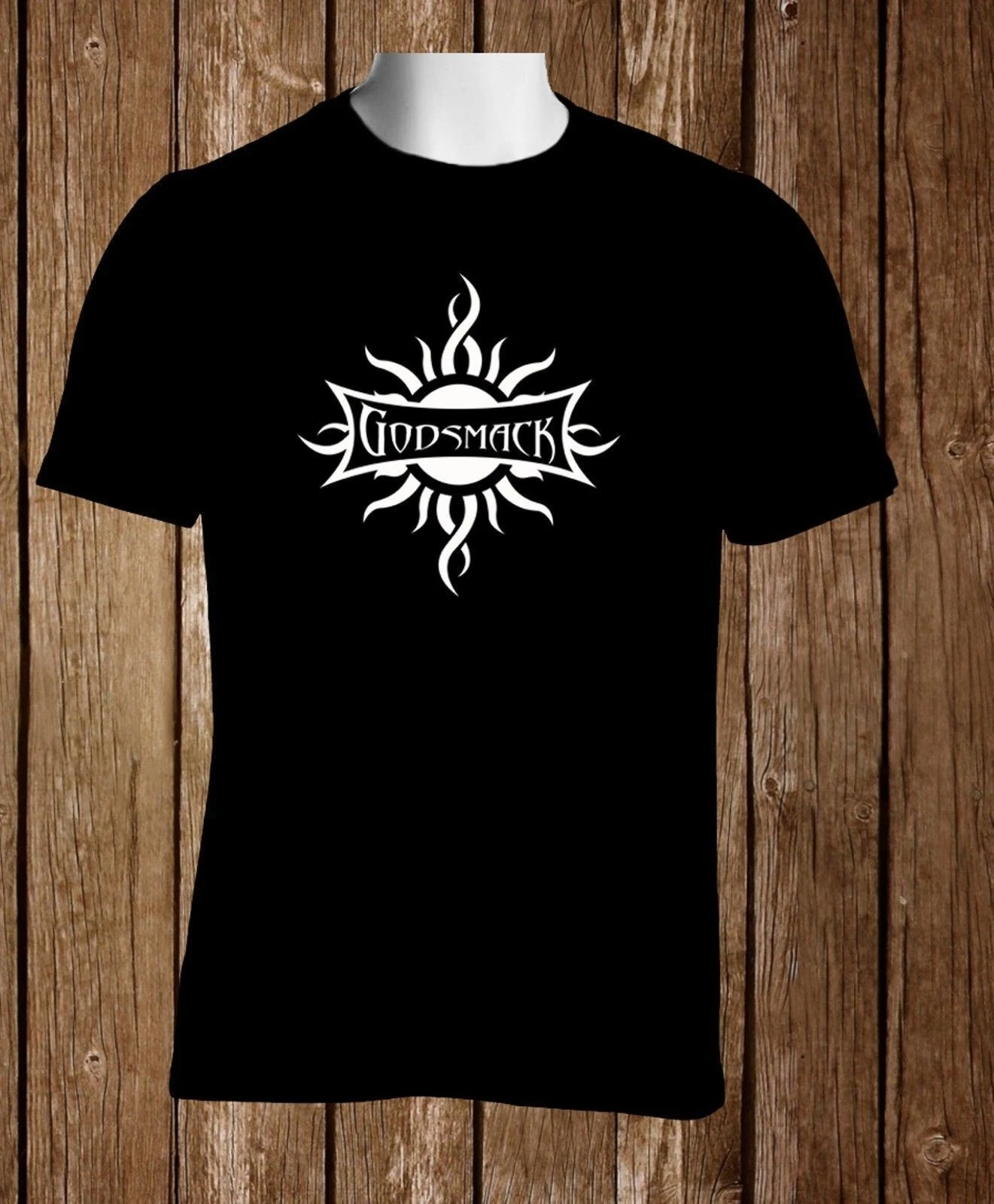 Черная футболка Godsmack альтернативная металлическая лента мужская для взрослых