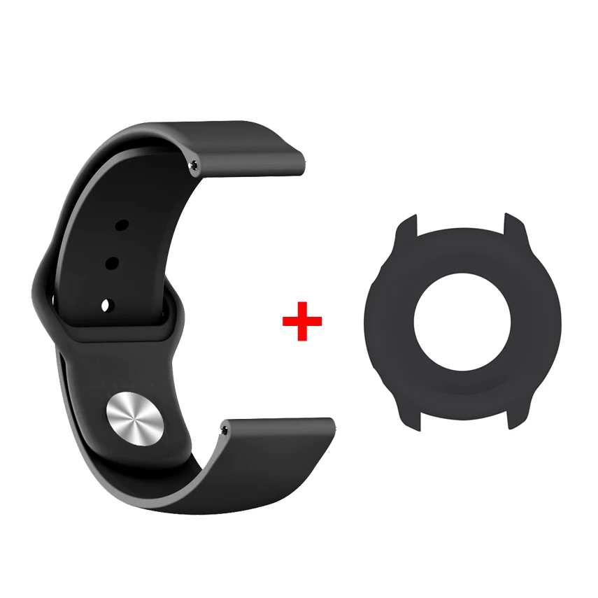 Package B 2 в 1 для Amazfit GTR ремешок для часов+ Мягкий защитный чехол крышка оболочка Рамка протектор для Xiaomi Huami Amazfit GTR часы 47 мм - Цвет: Package B