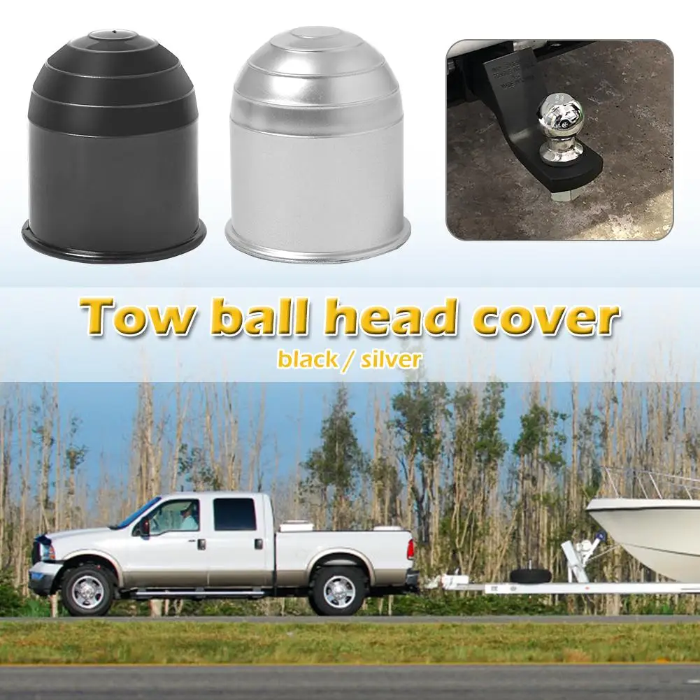 

Auto Vehicle Tow Bar Ball Cap Cover Plastic Ellipse Prevent Grease and Dirt 50mm Hitch Trailer Towball Protect Universal