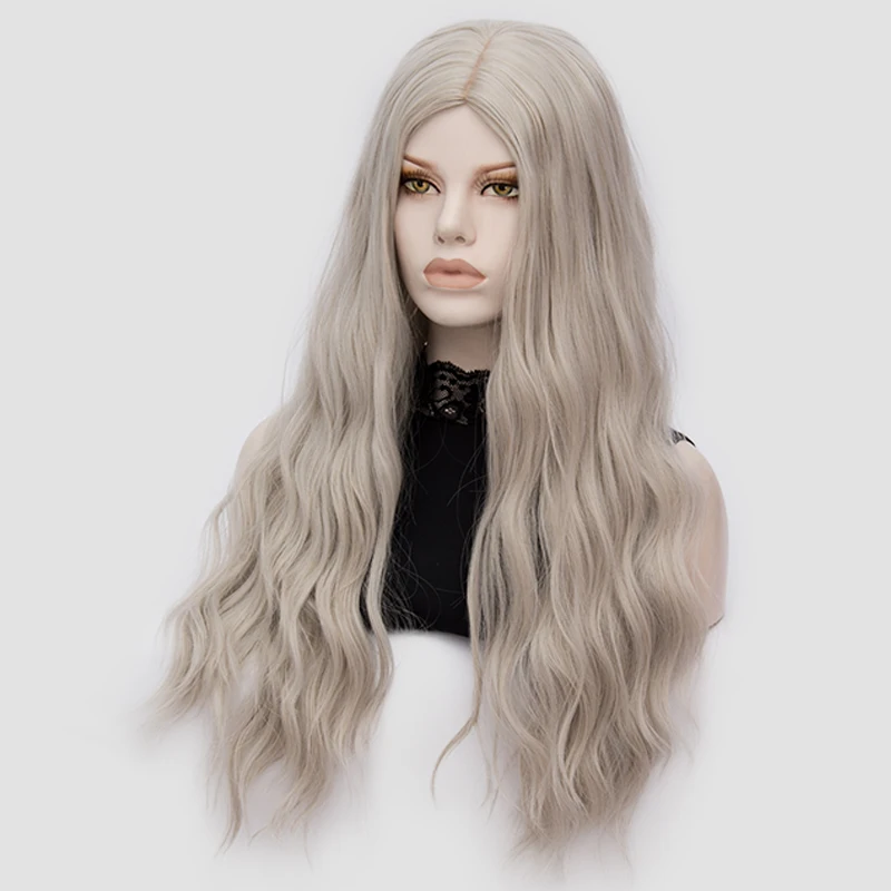 Similler женский длинный синтетический парик для мяча косплей Вьющиеся Волосы