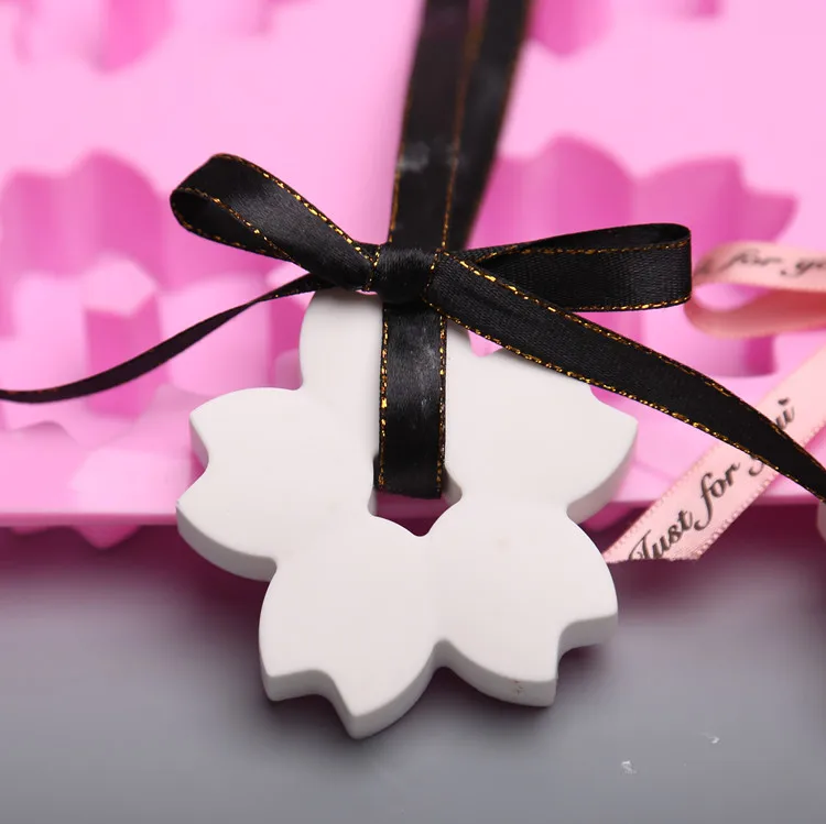 Handmade Soap Molds DIY Aromatherapy Wax Gypsum Mould Cherry Blossom | Дом и сад