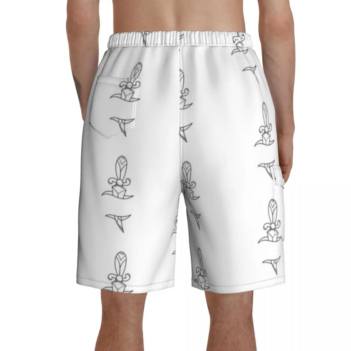 

Tattoo Board Shorts Swimming Trunks Polyester Men Beach Pattern Swim Trunks