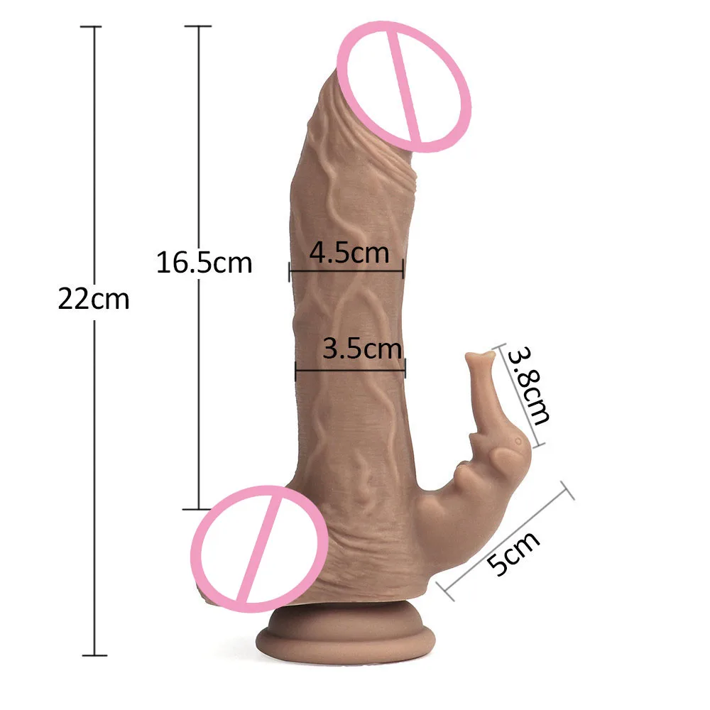 Гибкий силиконовый фаллоимитатор с присоской анальная пробка для мастурбации