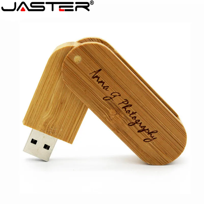 Деревянный USB флеш накопитель JASTER флешка с логотипом 8 ГБ 16 32 64 подарок|USB