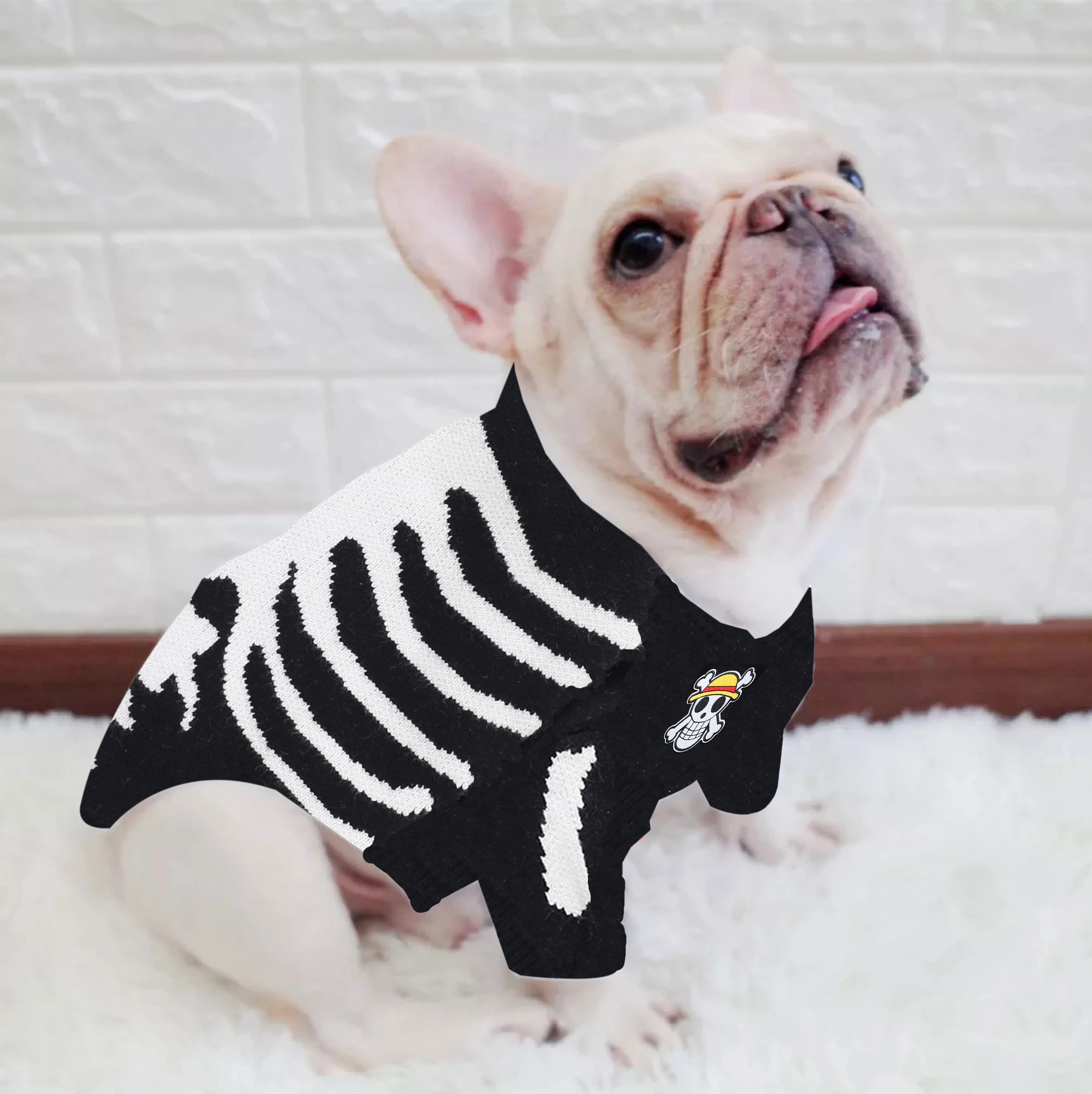Свитер для собаки на Хэллоуин Классический Повседневный костюм питомца модный