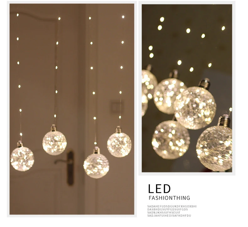 10 см размер, прозрачная медная гирлянда в форме сот, 3M, Guirlande Led Noel, декор для рождественской гирлянды на окно