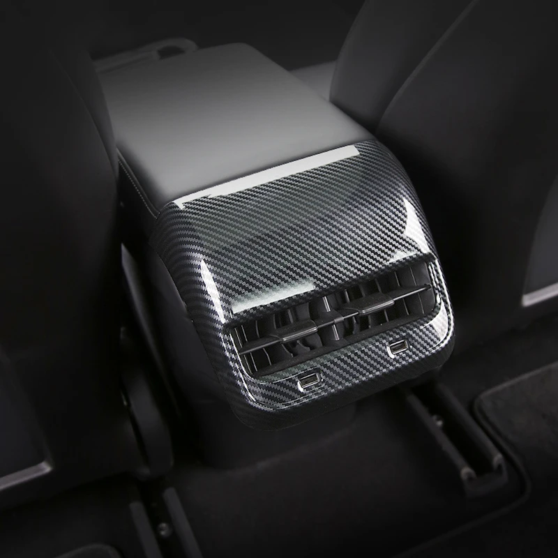 Автомобильная наклейка на заднюю решетку вентиляции для Tesla Model 3 модель Y задняя