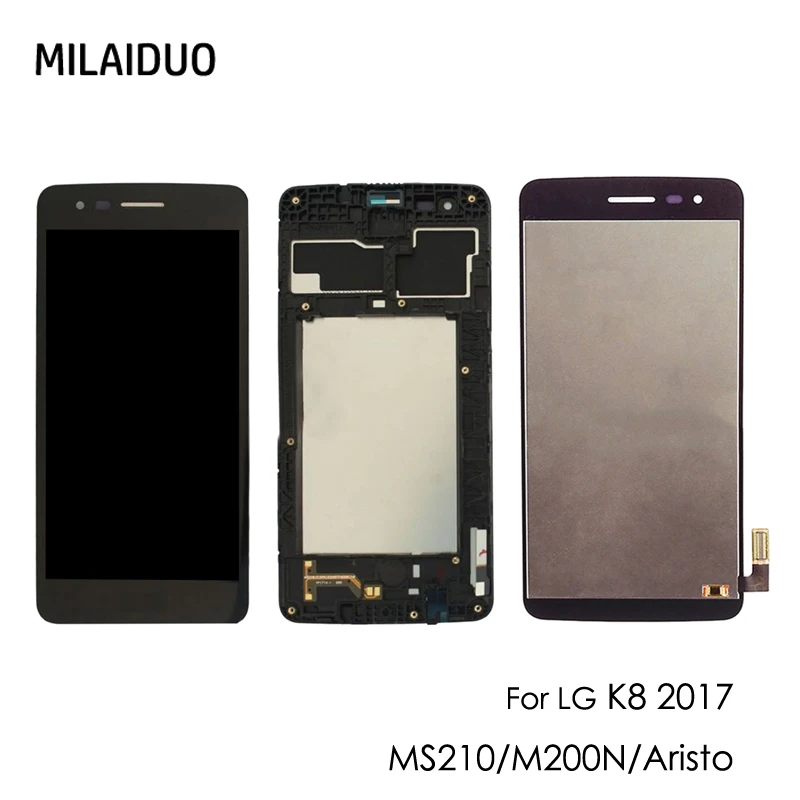 ЖК-дисплей для LG K8 2017 MS210 M200N M210 US215 сенсорный экран дигитайзер Aristo сборка черный