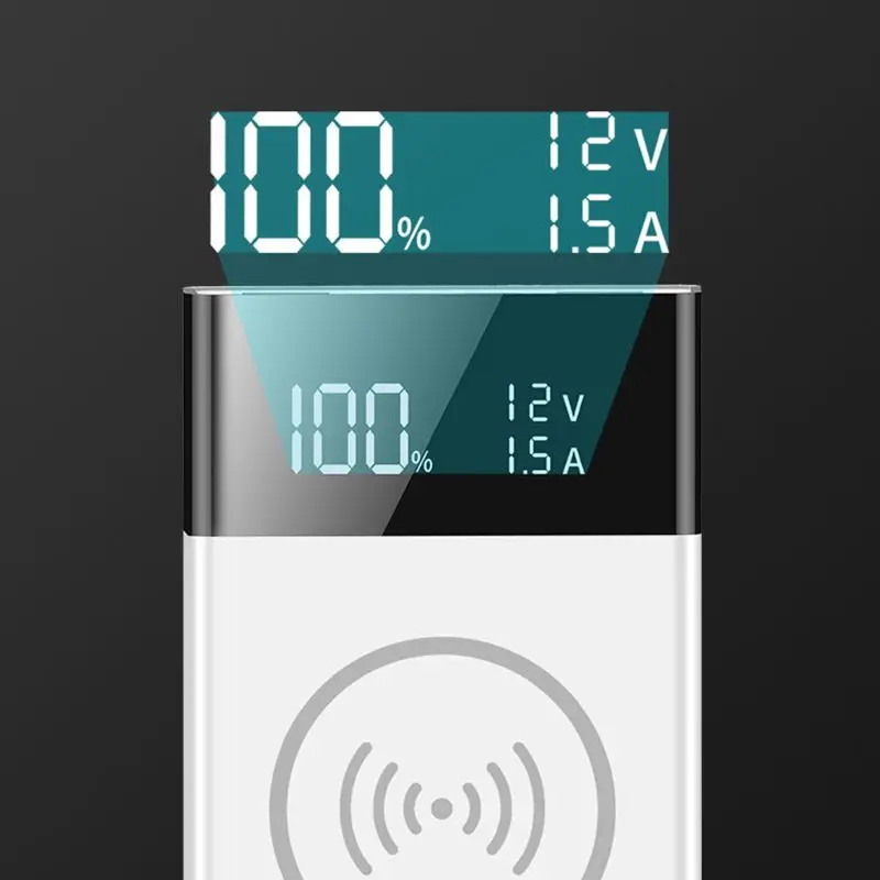 Новинка 6x18650 аккумулятор DIY Qi Беспроводное зарядное устройство QC3.0 USB Type C PD Power Bank