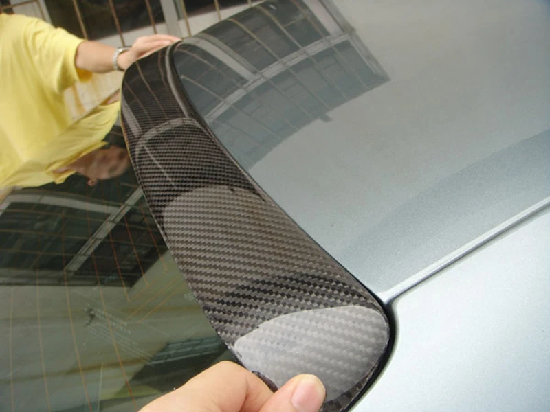 Высококачественный спойлер на крышу заднего багажника из углеродного волокна