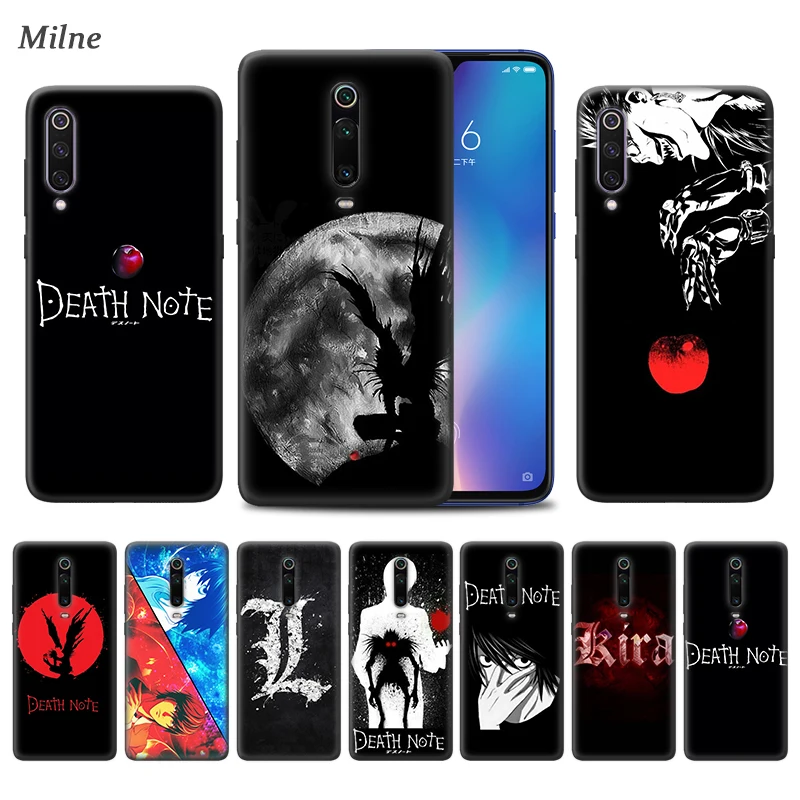 Чехол для телефона из ТПУ чехол с рисунком аниме Death Note Xiaomi Redmi 9S 8 8T 7 7A K30 Zoom Mi 9T 10 9 Pro