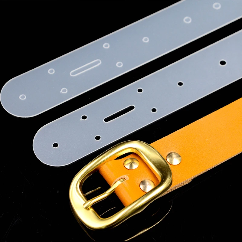 1 шт. акриловый кожаный шаблон пряжка для ремня наконечник кожевенного ремесла